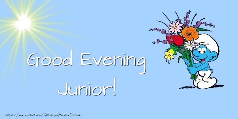 Greetings Cards for Good evening - Good Evening Junior